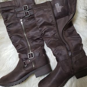 Kohls "SO" brand brown womens tall boots